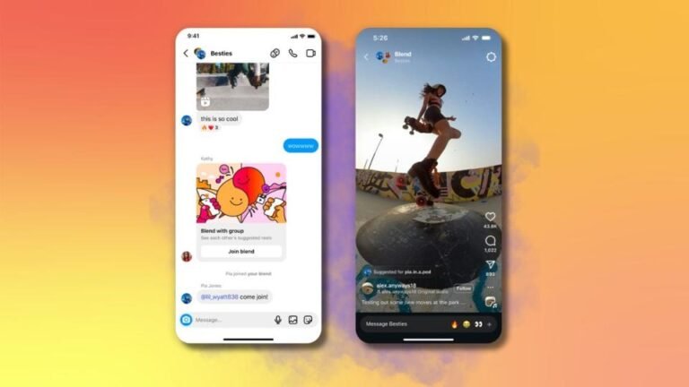 Nouveauté Instagram : Blends
